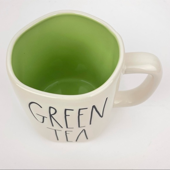 Rae Dunn GREEN TEA Mug with Green Interior - Picture 2 of 2